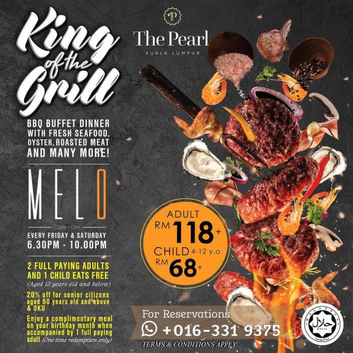 KING OF THE GRILL BBQ BUFFET DINNER